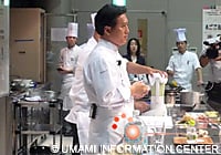 Demonstração do Chef Yuji Wakiya