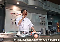 Demonstração do Chef Koji Shimomura