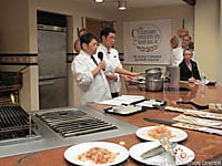 Demonstração de Culinária pelo Sr. Nakamura e Sr. Shimoguchi