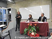 Ma Jose Rosello,Ana San Gabriel and Fumio Endo at the end of the lecture