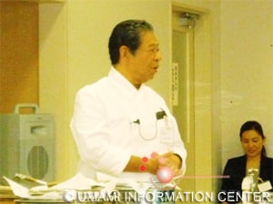 Demonstração do Chef Yoshihiro Murata