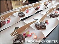 Échantillon de dégustation par le chef Shimomura