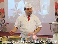 Präsentation von Küchenchef Kimio Nonaga